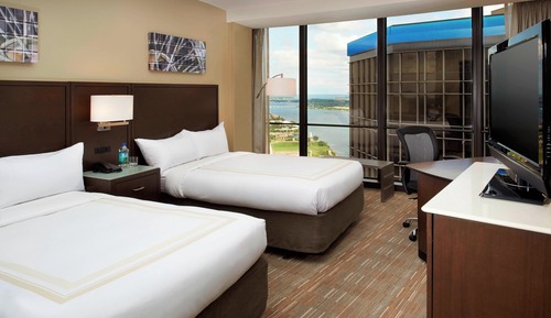 Room, 2 Double Beds (Mobility/Hearing Access, Roll-In Shwr)