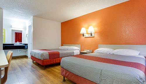 Premium Room, 2 Double Beds, Non Smoking, Refrigerator & Microwave