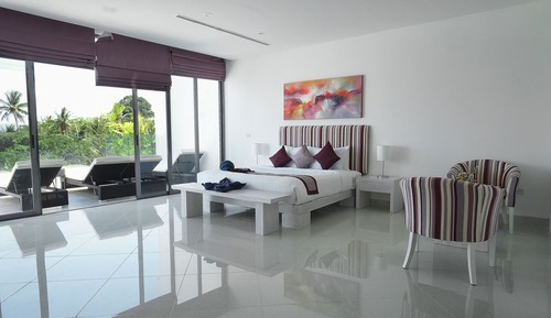 Luxury Apartment, 2 Bedrooms, Kitchenette, Partial Sea View