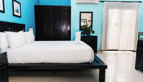 Standard 1 cama doble vista fuente
