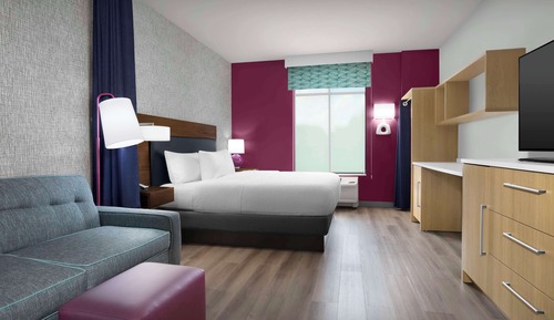 Studio, 1 King Bed, Accessible, Non Smoking (Hearing)