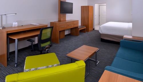 Suite, 1 King Bed with Sofa bed