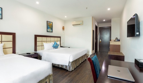 Deluxe Quadruple Room, Sea View