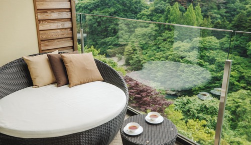 Deluxe Japanese Room with open-air bath