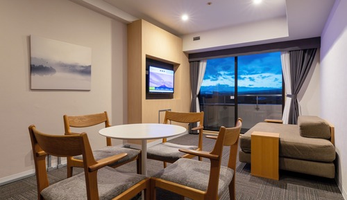 B-Upper Deluxe Quadruple Room(7F.10F)with Mt. Fuji View Non-Smoking