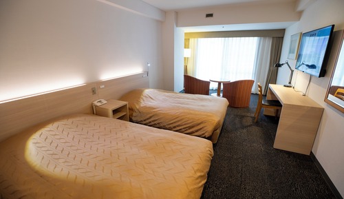 Twin Room(2F-5F) with Mt. Fuji View Non-Smoking-No Daily Cleaning