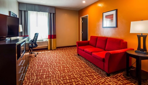 Standard Room, 1 King Bed, Non Smoking, Refrigerator & Microwave