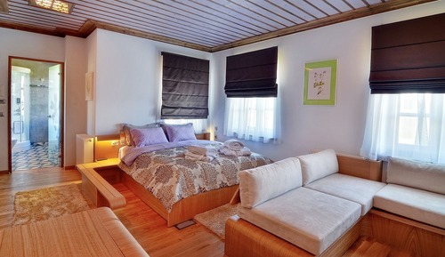 Executive Suite, Fireplace, Mountain View