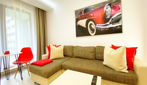 Comfort Apartment, 1 Bedroom, Balcony, Garden View