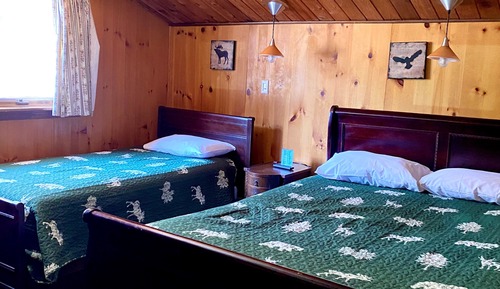 1 Queen bed and 1 Twin bed- Maximum 3 adults per room