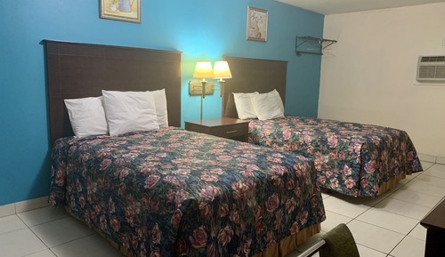 Standard Double Room, 2 Double Beds, Non Smoking, Refrigerator & Microwave