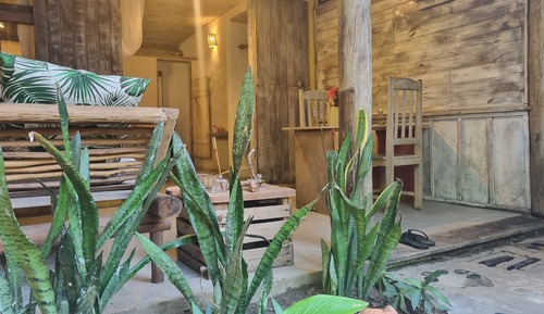 Premium Double Room, 1 Queen Bed, Patio, Garden View