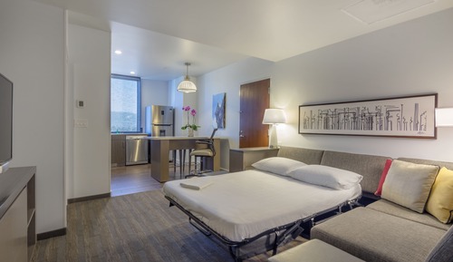 Suite, 1 King Bed with Sofa bed, Accessible (with Shower)