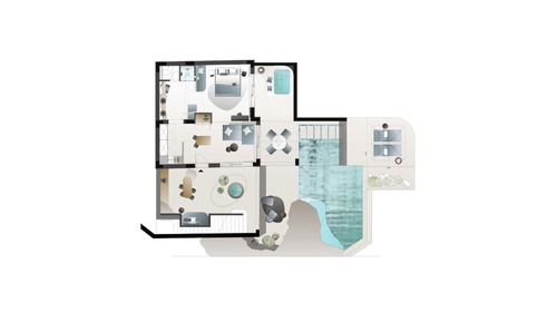 Hideaway Villa with Private Pool and Spa Bath