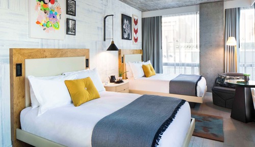 Room, 2 Double Beds, Accessible (Shower)