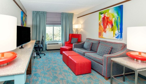 Suite, 1 King Bed, Accessible, Non Smoking (Roll In Shower)
