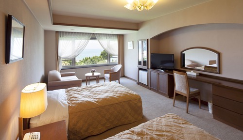 Twin Room, Ocean View, Main Building with Breakfast, Non-Smoking