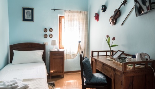 Comfort Room, 1 Twin Bed, Ensuite, Courtyard View (Camera Aqua 1)