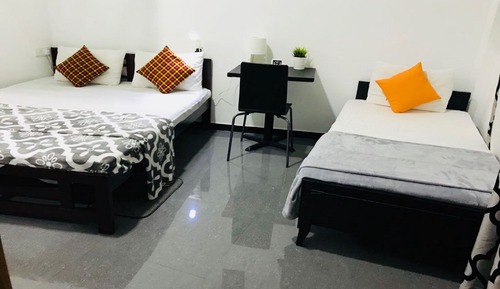 Family Room with Shared Bathroom