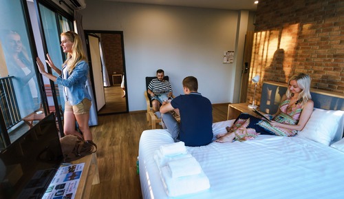 Standard Room, 3 Bedrooms, Pool View
