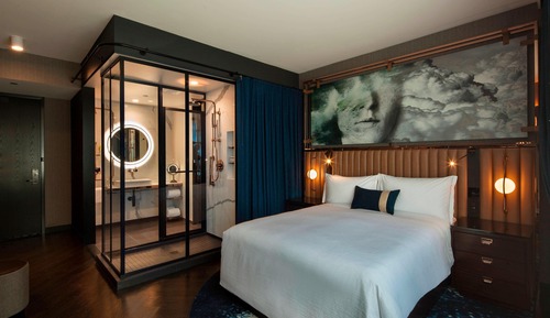 Room, 1 Queen Bed (Mobility Accessible, Roll-In Shower)