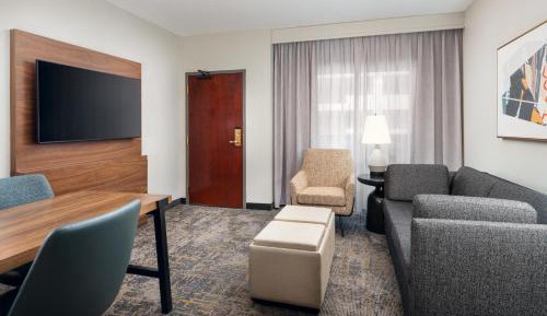 Premium Two-Room King Suite with Walk-In Shower