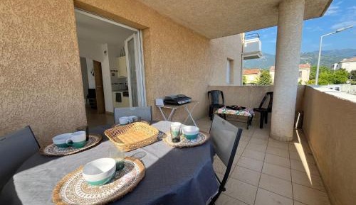 Two-Bedroom Apartment with Balcony and Terrace