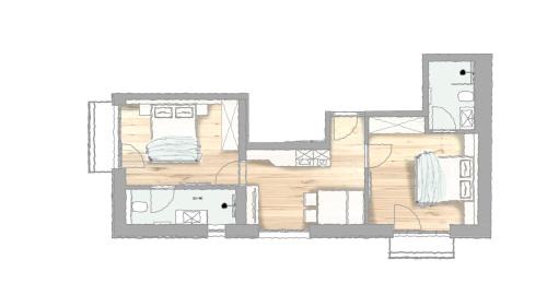 Two-Bedroom Apartment with Balcony