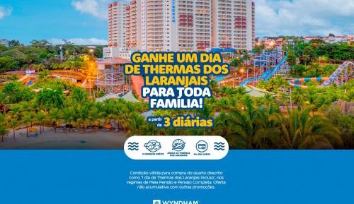 Double Room 1-day admission to Thermas dos Laranjais Park Included