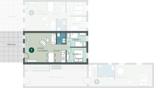 Two-Bedroom Apartment with Terrace