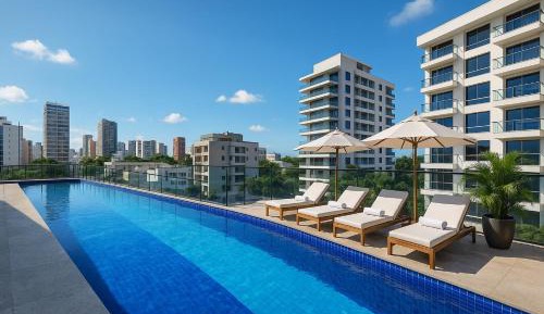 One-Bedroom Apartment with Balcony and City View