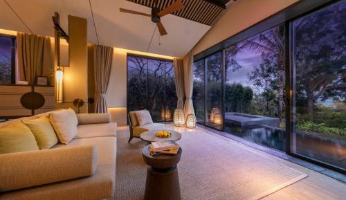 Three-Bedroom Villa with Balcony - Ocean Front and Beach Front