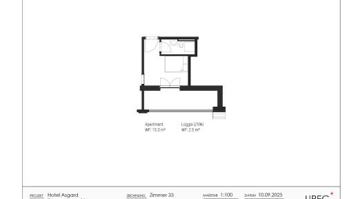 Small Deluxe Double Room with Loggia