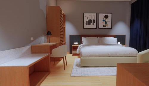 Standard King Room with Courtyard View