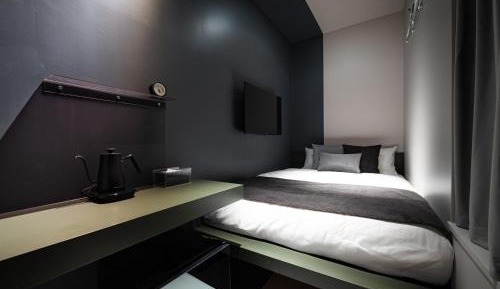 Double Room Monochrome with Shared Bathroom