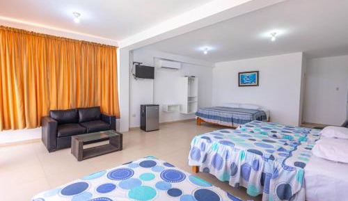 Quadruple Room with Sea View