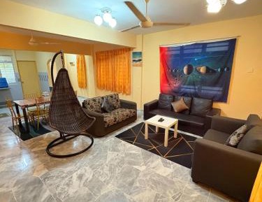 Three-Bedroom Apartment with Balcony