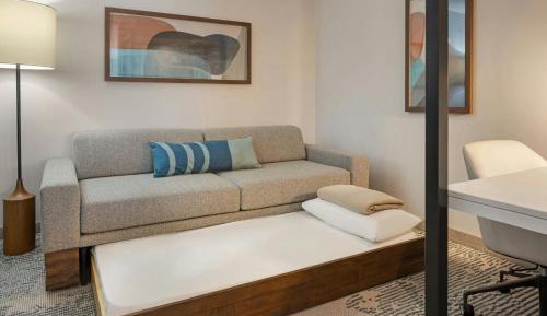 King Suite with Sofa Bed and Roll-in Shower - Mobility and Hearing Accessible