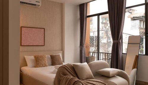 Two-Bedroom Apartment with Balcony