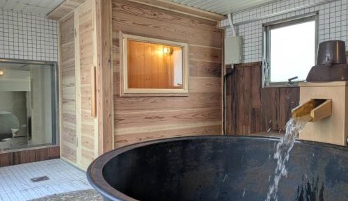 Family Room with Sauna