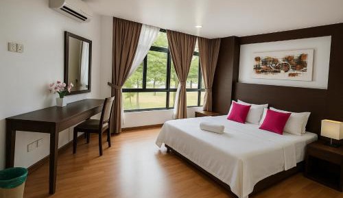 Two-Bedroom Apartment with Balcony and Sea View