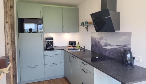 One-Bedroom Apartment with Balcony and Mountain View  