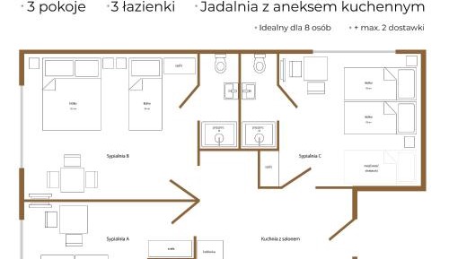 Three-Bedroom Deluxe Apartment