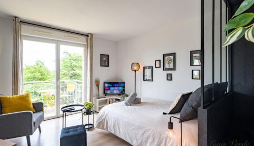Studio Apartment with Balcony