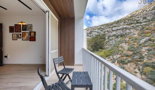 Two-Bedroom Apartment with Balcony and Terrace