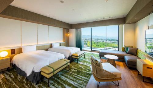 SORA KAN Deluxe Room with Ocean View (46㎡)  - Buffet Breakfast and Dinner Included (TERRACE & DINING SORA) - The Number of Beds Depends on the Number of Guests