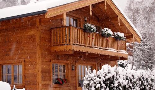 Chalet with Balcony and Terrace