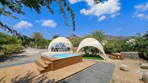 Dome Tent with Plunge Pool and Included Adventure Activities