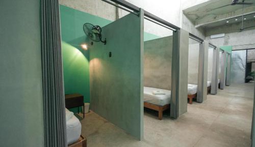 Single Bed in Female Dormitory Room