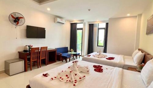 Quadruple Room with Sea View